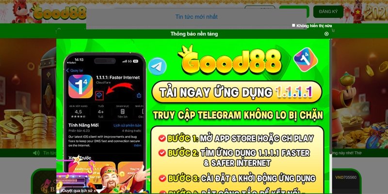 Good88 đầu tư mạnh vào nền tảng bảo mật